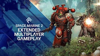 Warhammer 40000 Space Marine 2 – Multiplayer Trailer [upl. by Annaid]