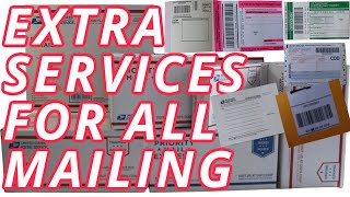 How AN EXTRA SERVICE WORKS when Mailing letter and package using Post office service [upl. by Beitris296]