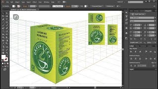 How to Apply Flat Graphics to the Perspective Grid in Adobe Illustrator [upl. by Lisbeth]