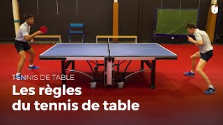 Apprendre les règles du tennis de table  Tennis de Table [upl. by Lj]