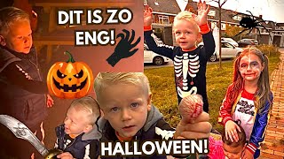 HALLOWEEN 2024🎃 WIJ MAKEN ONZE SPOOKTENT👻😱LANGS DE DEUREN VOOR TRICK OR TREAT 🍬  VLOG 335 [upl. by Zenia]