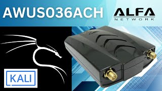 Installing ALFA AWUS036ACH on Kali Linux 2022 Realtek RTL8812AU driver install from Github [upl. by Treulich]