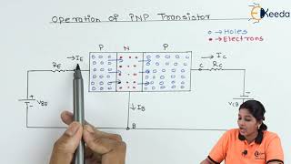 Operation of PNP Transistor  Bipolar Junction Transistor  Basic Electronics [upl. by Waddington]