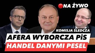 PRZESŁUCHANIE JANA NOWAKA – HANDEL DANYMI POLAKÓW I PESEL❗KOLEJNI SYPIĄ PiS KOMISJA ŚLEDCZA [upl. by Sielen]