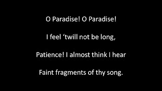 O Paradise O Paradise instr [upl. by Audry]