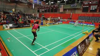 2017 Yonex Boston Open Badminton  Kwong Chan Marky Alcala Men Singles Finals Cam1 Part 3 [upl. by Aurelia587]