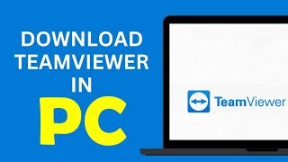 How to Download TeamViewer on Windows 10 2024  Install TeamViewer on PCLaptop [upl. by Lipski]