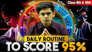 Daily Routine to Score 95 in Class 9th 10th🔥 Time Management Prashant Kirad [upl. by Zitah718]