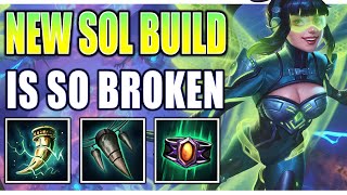 THIS SOL BUILD IS INSANE  Smite Sol Adc Gameplay [upl. by Neyugn]