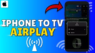 How To CONNECT IPHONE TO TV WIRELESSLY AIRPLAY  MIRROR IPHONE [upl. by Acila]