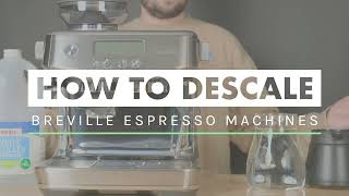 How to Descale Breville Espresso Machines [upl. by Murtha]