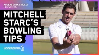 Mitchell Starcs Bowling Tips Updated 2023  Kookaburra Cricket [upl. by Torras]