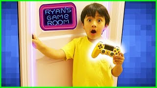 Ryans Secret Gaming Room Tour  New Gaming Channel VTubers with Ryan and Combo Panda [upl. by Nairadas675]