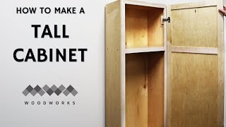 Making a Tall Storage Cabinet [upl. by Pangaro7]