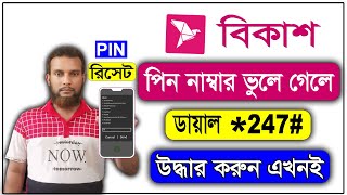 বিকাশ পিন সমস্যার সমাধান। Bkash PIN Problem Solution [upl. by Monteria]