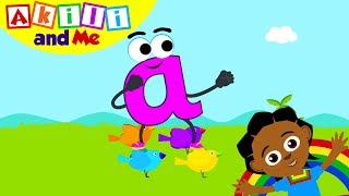 Meet Letter A  Learn the Alphabet with Akili  Cartoons for Preschoolers [upl. by Lemkul]