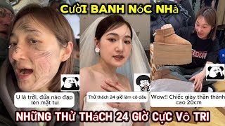 TỔNG HỢP Những Thử Thách 24 Giờ Cực Hài Cười Banh Nóc Nhà  P3 Vy Bánh Bao [upl. by Niac]