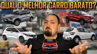 Qual é o melhor CARRO MAIS BARATO do Brasil É uma escolha difícil [upl. by Namlas114]