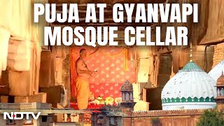 Gyanvapi Masjid Latest News After 31 Years Hindu Priest Prays Inside Gyanvapi Mosque Cellar [upl. by Ahsian]