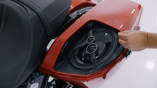 2024 Road Glide amp Street Glide Saddlebag Speaker Install  HD Audio Powered by Rockford Fosgate [upl. by Aicnerolf]