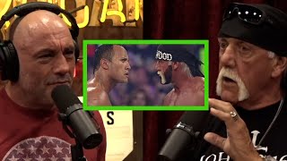 Hulk Hogan on Facing The Rock at Wreslemania 18 [upl. by Taddeusz]