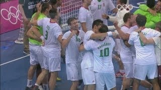 Mens Handball QuarterFinals  HUN v ISL  London 2012 Olympics [upl. by Penrod]