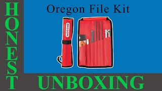 UNBOXING  Oregon Universal Chainsaw Field Sharpening File Kit [upl. by Baerman]