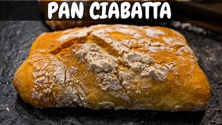 Clásico Pan Ciabatta con solo 3 INGREDIENTES  Abelca [upl. by Eidson489]