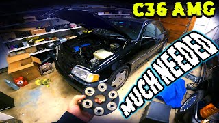 My C36 AMG Gets Much Needed Maintenance  Flex Discs and Transmission Service [upl. by Boni]