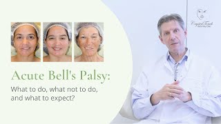 Acute Bells palsy What to do What NOT to do and What to expect [upl. by Hadwyn]