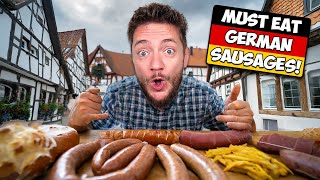 8 MUST TRY German Sausages amp Where in Germany to Eat Them [upl. by Naliorf296]