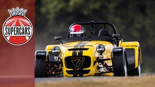 Insanely fast Caterham Seven 620R FOS hillclimb [upl. by Nahtanha]