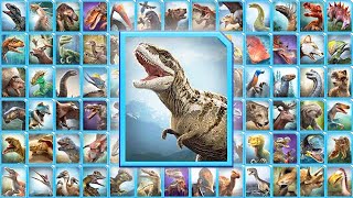 ALL 78 RARES UNLOCKED JURASSIC WORLD ALIVE [upl. by Lodge]