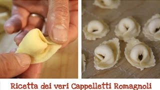 I VERI CAPPELLETTI ROMAGNOLI ricetta originale  Italian stuffed pasta sub eng [upl. by Neyuh]