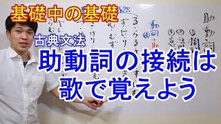 【古文授業】助動詞の接続は30秒で覚えられる [upl. by Nnovahs]