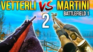 MARTINI HENRY VS VETTERLI 2 Battlefield 1 [upl. by Ku]