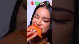 ASMR RAW SALMON MUKBANG EATING SOUNDS [upl. by Elyrehc]