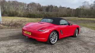 2010 Porsche Boxster 9872 29 Manual 31K Miles Guards Red [upl. by Eelesor]