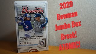 2020 Bowman JUMBO Box break ATOMIC AUTO [upl. by Anaerdna]