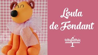 Como hacer a Loula con fondant [upl. by Anigar]