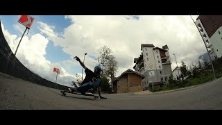 Downhill Longboarding  Russia  Sochi  Rosa Khutor [upl. by Ennahs]