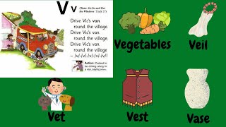 Jolly Phonics song Group 5 v song [upl. by Ezarras]