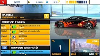 Asphalt 8  Dubai Arrinera Hussarya Mirage 51084 [upl. by Nudd]