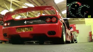 Straight piped Ferrari F50 SOUND [upl. by Neall]