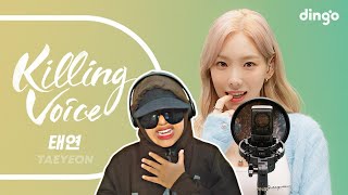 TAEYEON  KILLING VOICE DINGO REACTION  Fourcwcw [upl. by Htebazle]