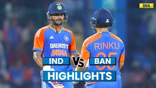 IND Vs BAN Highlights 2nd T20 India Wins By 86 runs Secures Series Win Against Bangladesh Cricket [upl. by Stafford807]