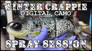 SPRAY SESSION Digital Camo Winter Crappie Full Length [upl. by Aseram414]