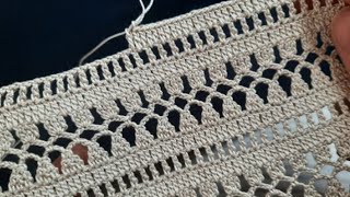 Amazing diy easy crochet handwork  crochet stitches for sweater shawl  scarfbag baby blanket [upl. by Aileda]