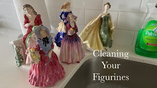 Washing Doulton Figurines [upl. by Gipson]