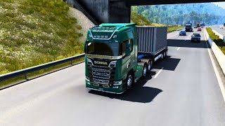 Francia  Scania S  Krone Trailer  De Metz a Estrasburgo  ETS2 [upl. by Ahseinaj]